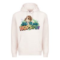 Pale Pink Little mister hops a lot Easter day Premium Hoodie - HowdyJamesFarm