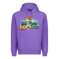 Purple Little mister hops a lot Easter day Premium Hoodie - HowdyJamesFarm