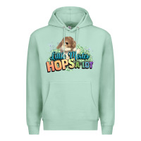 Seafoam Little mister hops a lot Easter day Premium Hoodie - HowdyJamesFarm