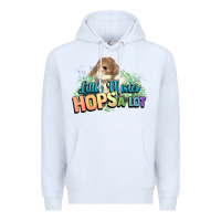 White Little mister hops a lot Easter day Premium Hoodie - HowdyJamesFarm
