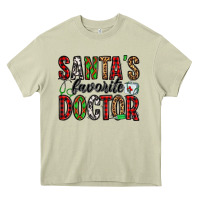 Santa's Favorite Doctor Heavy Core Tee | Teevron