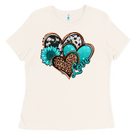 Bone love turquoise hearts Ladies Tee - Jasminsmagicworld