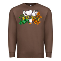 Chestnut St. Patrick's Ireland flag Premium Sweatshirt - HowdyJamesFarm