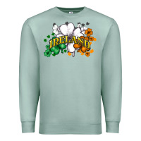 Seafoam St. Patrick's Ireland flag Premium Sweatshirt - HowdyJamesFarm