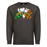 Smoke St. Patrick's Ireland flag Premium Sweatshirt - HowdyJamesFarm