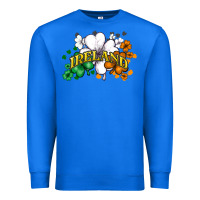 True Royal St. Patrick's Ireland flag Premium Sweatshirt - HowdyJamesFarm