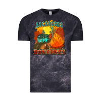 Cloud Black backroads and bonfire Vintage Tee - NancyCooperArtShop