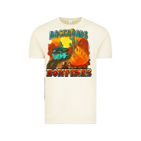 Vintage Arctic backroads and bonfire Vintage Tee - NancyCooperArtShop