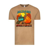 Vintage Camel backroads and bonfire Vintage Tee - NancyCooperArtShop