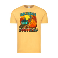 Vintage Mustard backroads and bonfire Vintage Tee - NancyCooperArtShop