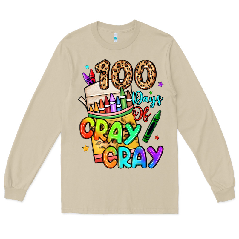 100 Days Of Cray Cray Long Sleeve Tee by LillyAllenDesigns | Teevron