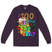 Plum 100 days of cray cray Long Sleeve Tee - LillyAllenDesigns