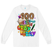 White 100 days of cray cray Long Sleeve Tee - LillyAllenDesigns