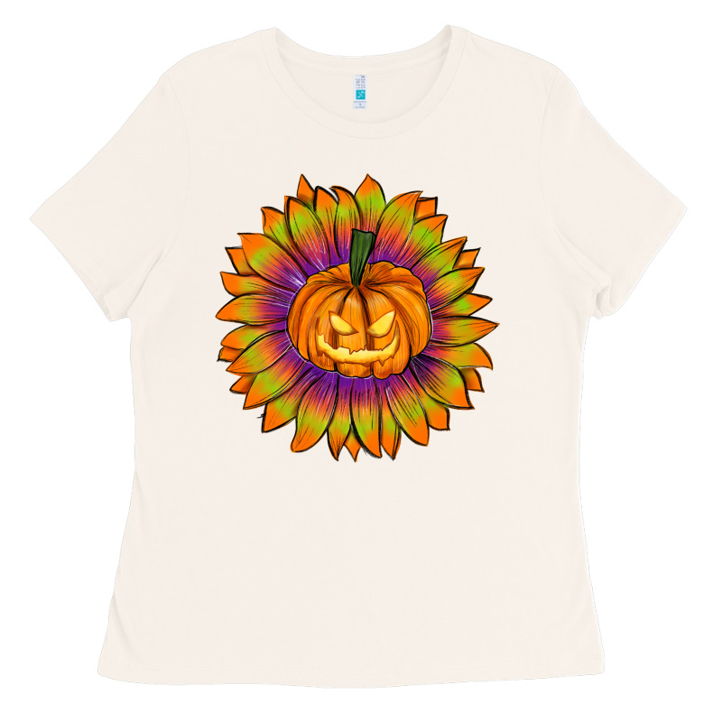 Halloween Sunflower Ladies Tee by RanaPortraitStore | Teevron