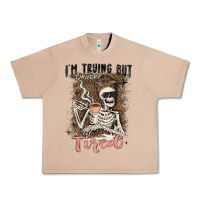 Burro im trying but tired Urban Heavy Tee - MaliasSmallBusiness