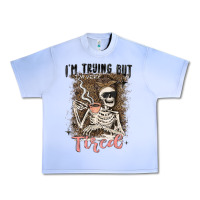 Grape Ice im trying but tired Urban Heavy Tee - MaliasSmallBusiness