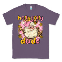 Lavender holly jolly dude Classic Tee - MaliasSmallBusiness