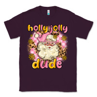 Plum holly jolly dude Classic Tee - MaliasSmallBusiness