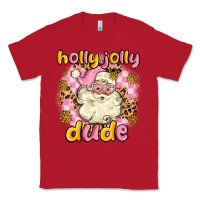 Red holly jolly dude Classic Tee - MaliasSmallBusiness