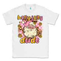 White holly jolly dude Classic Tee - MaliasSmallBusiness