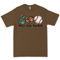Cacao peace love baseball Premium Tee - Artiststas