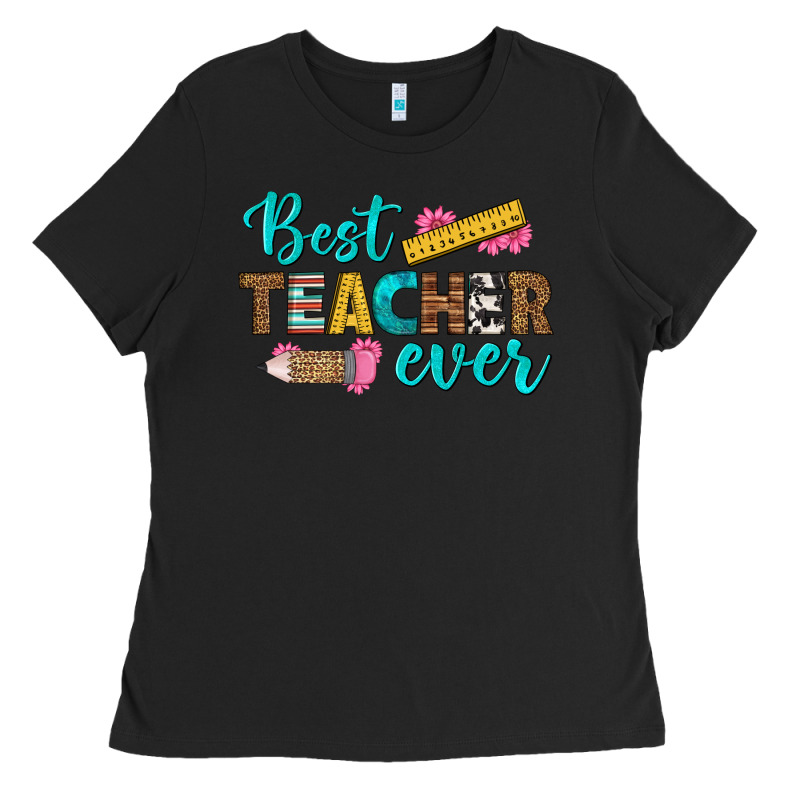 Best Teacher Ever Ladies Tee by BundleAndBundleShop | Teevron