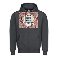 Smoke i can do all things with leopard and glitter Zipper Hoodie - TumblerDesignByShophia