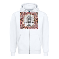 White i can do all things with leopard and glitter Zipper Hoodie - TumblerDesignByShophia