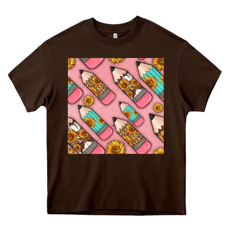 Western Pencil Seamless Pattern Heavy Core Tee by BundleAndBundleShop | Teevron