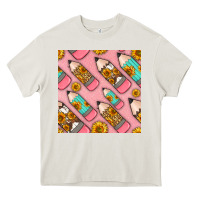 Cream western pencil seamless pattern Heavy Core Tee - BundleAndBundleShop