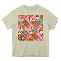 Mossy western pencil seamless pattern Heavy Core Tee - BundleAndBundleShop
