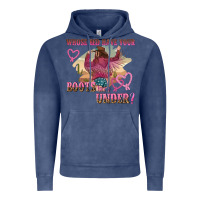Vintage Denim whose bed have youre boots been under Vintage Hoodie - NancyCooperArtShop