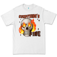 White everythings fine Premium Tee - JahusDesignShop