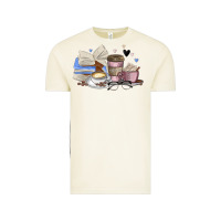 Vintage Arctic coffee and books Vintage Tee - MaliasSmallBusiness