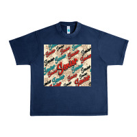 Navy senior Urban Heavy Tee - NancyCooperArtShop