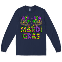 Navy mardi gras Long Sleeve Tee - LillyAllenDesigns