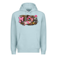 Blue Mist Mother's Day mama Premium Hoodie - CowGirlArtShop
