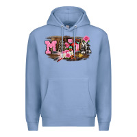 Colony Blue Mother's Day mama Premium Hoodie - CowGirlArtShop