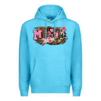 Ocean Blue Mother's Day mama Premium Hoodie - CowGirlArtShop