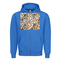 True Royal leopard Zipper Hoodie - TumblerDesignByShophia