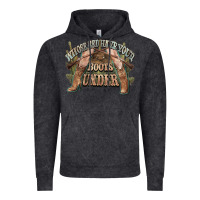Vintage Black whose bed have your boots under cowboy western Vintage Hoodie - NancyCooperArtShop