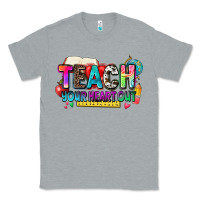 Heather Grey teach your heart out Classic Tee - NancyCooperArtShop