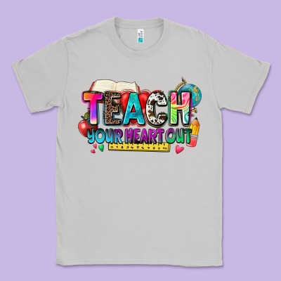 Teach Your Heart Out Classic Tee Designed By Nancycooperartshop