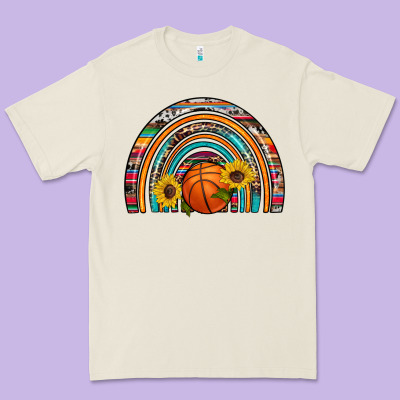 Basketball Rainbow Premium Tee Designed By Artiststas