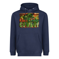 Navy One lucky Cowboy St. Patrick's Day Heavyweight Hoodie - CowGirlArtShop