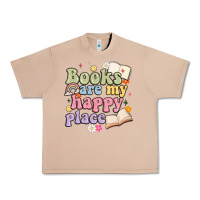 Burro books are my happy place Urban Heavy Tee - MaliasSmallBusiness