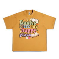 Peanut Butter books are my happy place Urban Heavy Tee - MaliasSmallBusiness