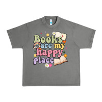 Tornado books are my happy place Urban Heavy Tee - MaliasSmallBusiness