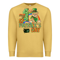 Antique Gold My first St. Patrick's Day Premium Sweatshirt - CowGirlArtShop