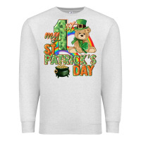 Oatmeal Heather My first St. Patrick's Day Premium Sweatshirt - CowGirlArtShop